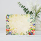 Fruitsalade Blank Recept Kaart (Staand voorkant)