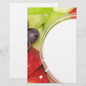 Fruitsalade Briefpapier (Voorkant / Achterkant)