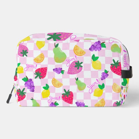 FRUITSALADE CHECK TOILETZAK TOILETTASJE (Achterkant)