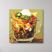 fruitsalade cocktail canvas afdruk (Voorkant)