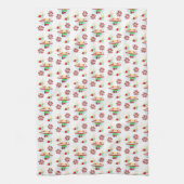 Fruitsalade Floral Kitchen Hand Towel Theedoek (Verticaal)
