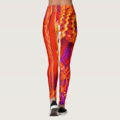 "Fruitsalade" Fractal Art Leggings! Leggings (Achterkant)
