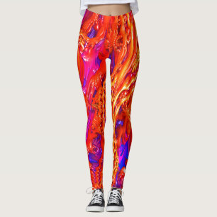 "Fruitsalade" Fractal Art Leggings! Leggings