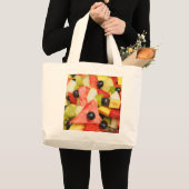 fruitsalade grote tote bag (Voorkant (product))