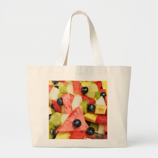 fruitsalade grote tote bag (Voorkant)