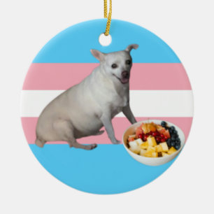 Fruitsalade Keramisch Ornament