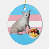 Fruitsalade Keramisch Ornament (Links)