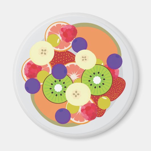 Fruitsalade Magneet (Voorkant)