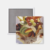 Fruitsalade met ijs. magneet (Voorkant / Achterkant)