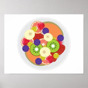 Fruitsalade Poster