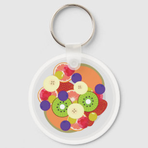 Fruitsalade Sleutelhanger