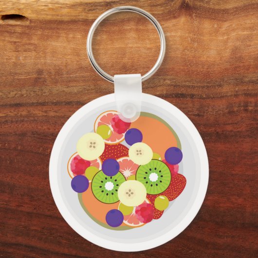 Fruitsalade Sleutelhanger (Achterkant)