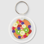 Fruitsalade Sleutelhanger (Achterkant)