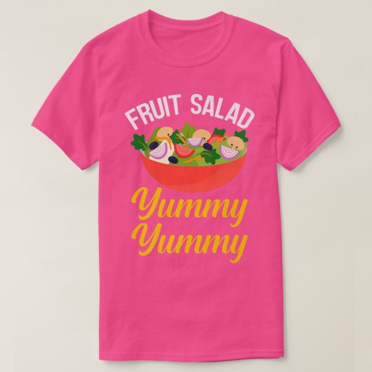 Fruitsalade Yummy Yummy Fruit Salad Costuum T-shirt (Design voorkant)