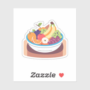Fruitschaal Sticker