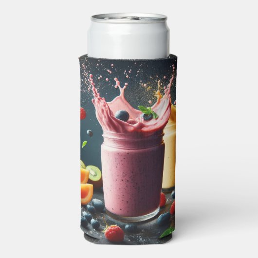 Fruitsmoothies Seltzer Blikjeskoeler (Seltzer Achterkant)
