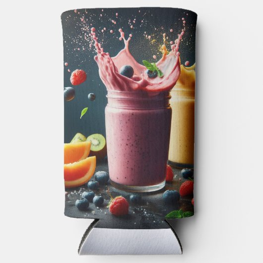 Fruitsmoothies Seltzer Blikjeskoeler (Voorkant)