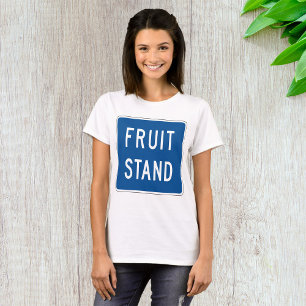 Fruitstalletjes Wegwijzerbord T-shirt