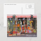fruitstand montevideo briefkaart (Voorkant / Achterkant)