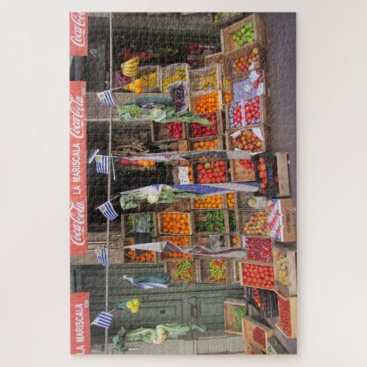 fruitstand montevideo legpuzzel (Verticaal)