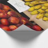 Fruitstandaard voor landbouwers cadeaupapier (Hoek)