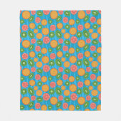 Fruitstemming Fleece Deken (Voorkant)