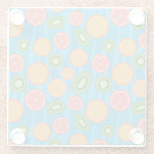 Fruitstemming Glazen Onderzetter (Achterkant)