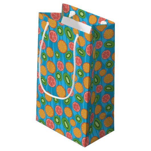 Fruitstemming Klein Cadeauzakje (Achterkant Gekanteld)