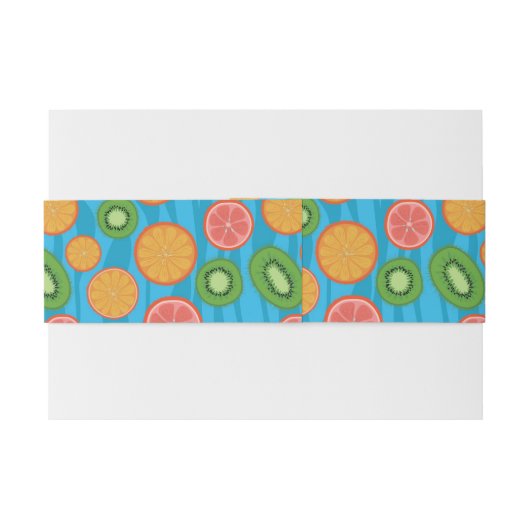 Fruitstemming Uitnodigingen Wikkel (Achterkant Voorbeeld)