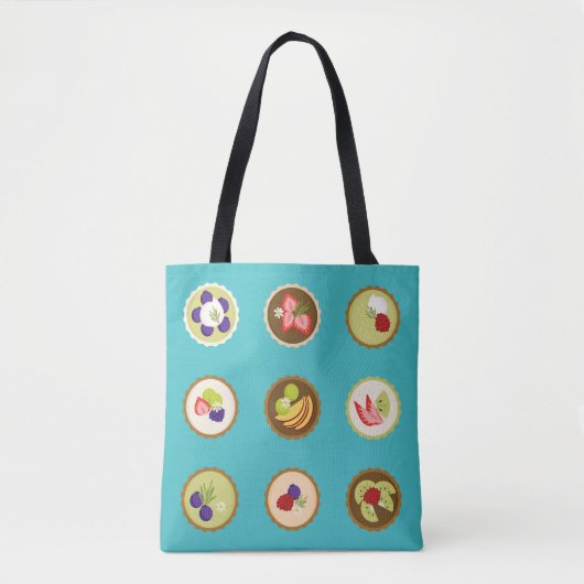 Fruittaarten Tote Bag (Voorkant)