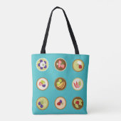 Fruittaarten Tote Bag (Achterkant)