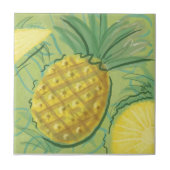 Fruittegel: ananas tegeltje (Voorkant)