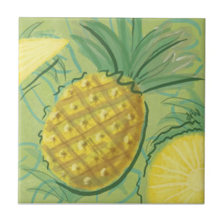 Fruittegel: ananas tegeltje