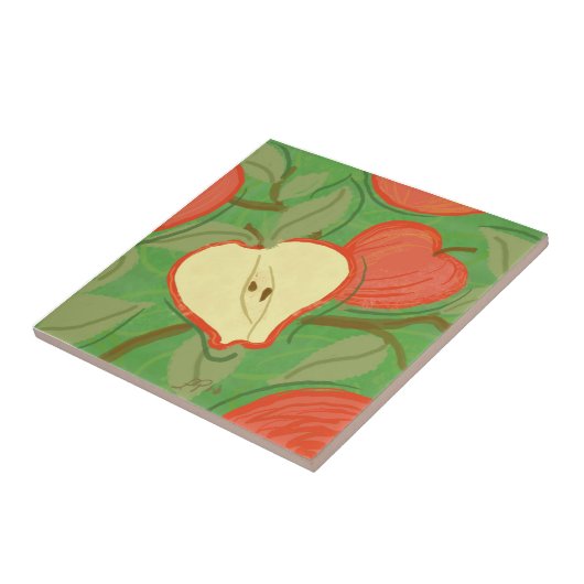 Fruittegel: Appel Tegeltje (Zijkant)