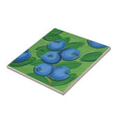 Fruittegel: Blauwbes Tegeltje (Zijkant)