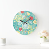 Fruittextuur, levendige achtergrond. grote klok (Huis)