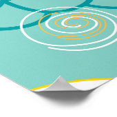 Fruittextuur, levendige achtergrond. poster (Hoek)