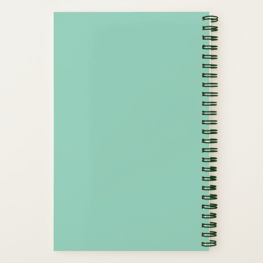 Fruitthema – gepersonaliseerd Initiaal F Notitieboek (Achterkant)