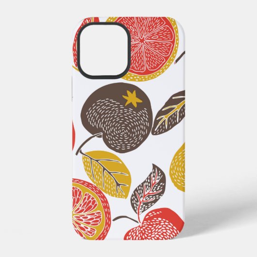fruittuin met vogel iPhone hoesje (Achterkant)