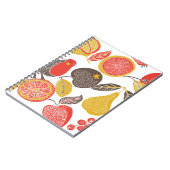 fruittuin met vogel notitieboek (Linkerzijde)