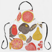 fruittuin met vogel schort (Voorkant)