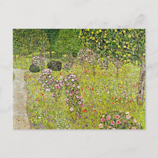 Fruittuin Rozen Gustav Klimt Briefkaart (Voorkant)