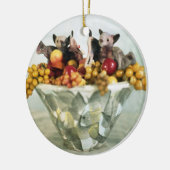 fruitvleermuis keramisch ornament (Links)