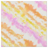 Fruity Abstract Pastel Waterverf Wash Stripes Stof (Close Up)