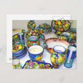 Fruity Ceramics uit Sorrento (Italië) Briefkaart (Voorkant / Achterkant)