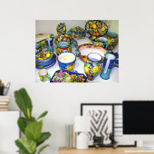 Fruity Ceramics uit Sorrento (Italië) Poster (Thuiskantoor)