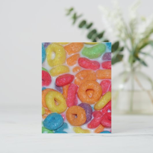 Fruity Cereal Briefkaart (Staand voorkant)