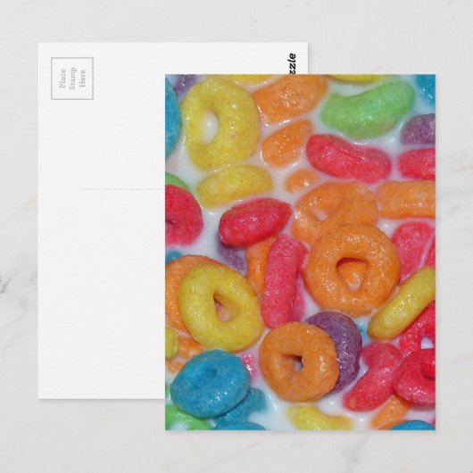 Fruity Cereal Briefkaart (Voorkant / Achterkant)