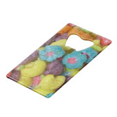 Fruity Cereal Creditkaart Flessenopener (Achterkant Gekanteld)