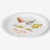 Fruity Cocktail Drankjes Verjaardag Papieren Bordje (Gekanteld)